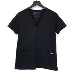 FIGS  Casma Three Pocket Scrub Top Black XS Photo 0