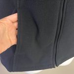 Lands' End Land’s End Women’s Black Full Zip-Up Fleece Mock Neck Vest with Pockets- Medium Photo 7