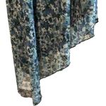 Oak & Trellis Dress NWT SZ XL Midi Oceanview Baby Doll Long Sleeve Sheer HOCO Blue Photo 5