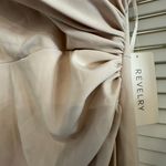 REVELRY Bridesmaid Dress Tan Size 8 Photo 3