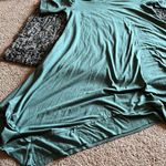 LOGO By Lori Goldstein Logo lounge teal dress M Photo 2