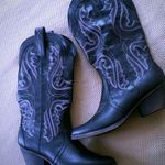 Cow Girl Boots Black Size 8.5 Photo 0