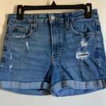 Old Navy 🌞 O.G. Short High Rise Distressed Ripped Denim Shorts Photo 0