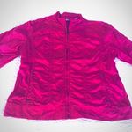 Chico's Chico’s Hot Pink Ruched Casual Jacket Size Medium Photo 1