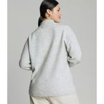 Everlane  The Cozy Stretch Mockneck Wool Yak Hair Pullover Sweater Gray Size XS Photo 1
