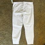 Pistola NWT  Jackie Distressed Released Hem Skinny Jeans in White Women's Size 33 Photo 2