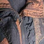 Lavon Vintage Brown Paisley Windbreaker Jacket – Retro Full Zip Photo 6