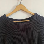 Athleta  Black Rockland Chunky Knit Sweater Photo 10