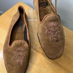 Aerosoles  Brown Suede Embroidered Betunia Flat Loafers Size 6.5 Photo 1