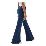 American Eagle Festival Flare Jeans Women Size 8 Short High Rise Dark Wash Denim Blue Photo 2