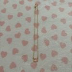 Francesca's Francesca’s necklace gold with pink gem Photo 2