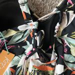 Kona Sol Women's Plus Size Black Floral Print Tankini Top - Size X - NWT Photo 4