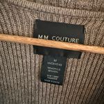 MM Couture  Brown Ruffle Cardigan Sweater Photo 3