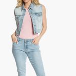 Juicy Couture  Stone Light Wash Denim Vest Sz S NWT Photo 4
