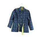 Matilda Jane Navy Blue Floral Utility Jacket Women's 2X Photo 6