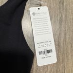 CRZ Yoga NWT  Maternity Tank Top Black Ruched Racerback Athletic Med Built In Bra Photo 2