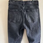 AGOLDE Nico Skinny High Rise Jeans Black Wash Virtue Size 27 Button Fly Denim Photo 5