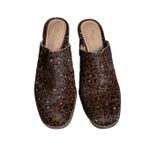 Madewell New The Carey Mule in Painted Leopard Calf Hair Women’s Slip On Shoes Photo 2
