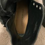 Lucky Brand  Iliana Black Suede Wool Lace Up Hiker Combat Boots Photo 5