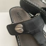 Alegria  Carina CAR-601 Black Slip On Sandals Silver Heart Womens 40 / 9.5-10 Photo 1