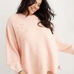 Aerie "Down To Earth" Sweatshirt After Sunset NWT Oversized Peach Size XS Photo 0