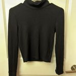 American Eagle Women's Black Turtleneck Sweater medium Photo 0