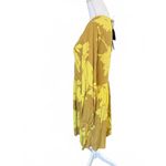 Twinset Marigold Floral Print Dress, size Large (NWT) Yellow Photo 1