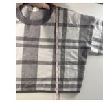 Altar'd State  Plaid Cropped Sweater Women's Size S Long Sleeve Casual Cozy Photo 6