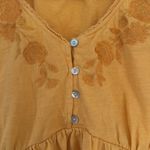 Mason & Belle Embroidered Yellow Sleeveless Top Photo 6