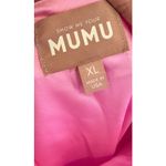 Show Me Your Mumu Lisa Mini Dress in Pink Luxe Satin XL Photo 4