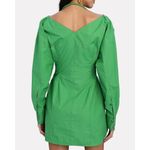 Nanushka Alyssa Dress in Green Womens Shirtdress Mini Photo 12
