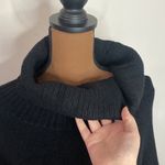 Anthropologie Paloma Cowl neck plush oversized balloon sleeve sweater black sz S Photo 5