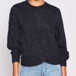 Joie  Small Stavan Nubbly Knit Sweater in Black Photo 0