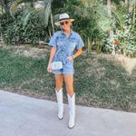 Free People NWT  Marci Denim Shortalls Photo 1