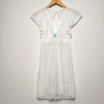 Betsey Johnson White Lace Flutter Babydoll Chemise S Photo 2