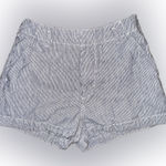 Abercrombie & Fitch Women’s Seersucker Striped Shorts Blue White XS Photo 0