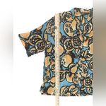 ZARA Women’s Citrus Lemon Button Down Short Sleeve Top Size XS Capri Coastal Photo 5