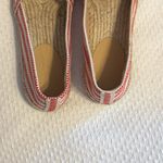 J.Crew Island Espadrilles Red Stripe Parrot Palm Tree size 7 Photo 4