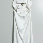 Bardot New! Cutout Slit White Sexy Midi Dress Photo 3