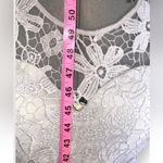 Lulus So Far Gown Lacey grey Maxi dress Photo 7