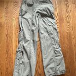 BDG  Y2K Cargo Green Balloon Crinkle Wide Leg Pant Size XS Photo 4