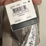 Coach NEW  Women's Lightweight Windowpane Challis Scarf in Stone F54253 One Size Photo 4