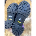 Cole Haan Women's 7 B Black Leather Block Heel Side Zip Round Toe Buckle Bootie Photo 4