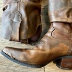 Durango Crush by  Women’s Brown Sultry Slouch Distressed Leather Cowgirl Boots, 7.5 Photo 4