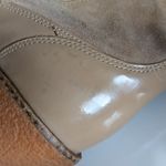 Cole Haan Nike Air Michelle Knit Boots Wedge Heel Cafe Au Lait Suede Cream Pink Photo 5