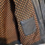 Vtg Echtes Leder Genuine Leather Bomber Jacket Black Women’s UK 14 US M Lined Size M Photo 4