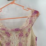 Free People INTIMATELY  Bodysuit Large Spring Soiree Printed Lace Floral NWT Photo 7