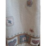 Alfred Dunner  Embroidered Floral‎ Heart Pullover Sweater Petite Size PM Photo 3