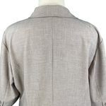 Lane Bryant Light Gray Long Sleeve Peplum Blazer Photo 7