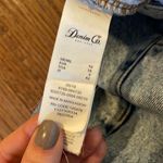 Denim & Co high rise seam front tapered mom jean size 6 Photo 7